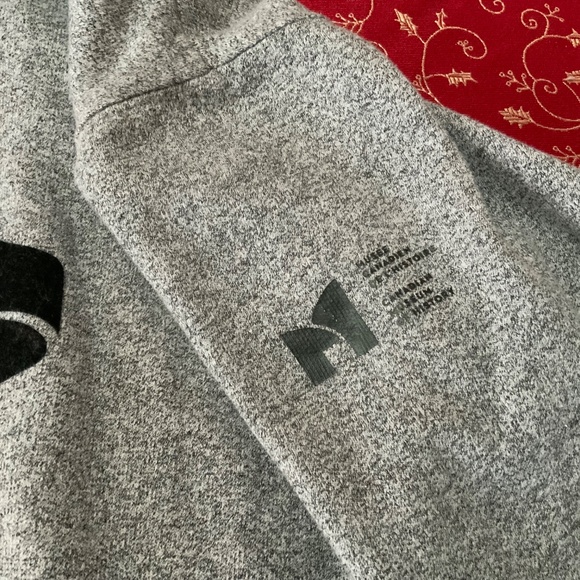 Like New Women’s Grey Black Hoodie Sweatshirt Sz L - Picture 6 of 8